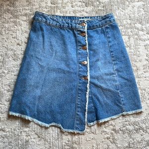 Zara denim skirt